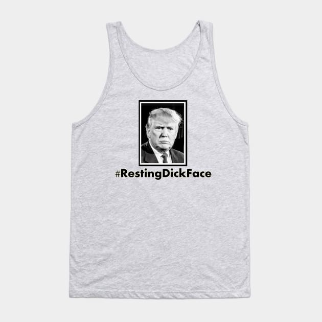 Trump 2024: Resting Dick Face Tank Top by Discotish